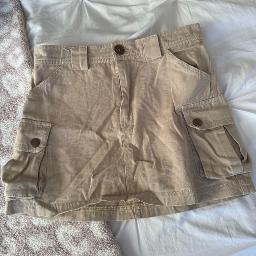 Princess Polly Tan Mini Skirt